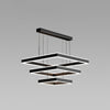 WOMO Tiered Black Square Chandelier-WM2016 thumbnail