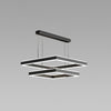 WOMO Tiered Black Square Chandelier-WM2016 thumbnail