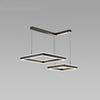 WOMO Tiered Black Square Chandelier-WM2016 thumbnail