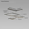 WOMO Tiered Black Square Chandelier-WM2016 thumbnail