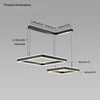 WOMO Tiered Black Square Chandelier-WM2016 thumbnail