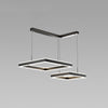 WOMO Tiered Black Square Chandelier-WM2016 thumbnail