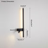 WOMO Switchable Long Linear Wall Sconce with Spotlight-WM6068 thumbnail