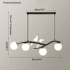 WOMO Branching Frosted Glass Bubble Chandelier-WM2258 thumbnail