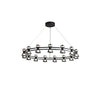 WOMO Modern Pillar Candle Round Chandelier-WM2224 thumbnail