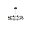 WOMO Modern Pillar Candle Round Chandelier-WM2224 thumbnail