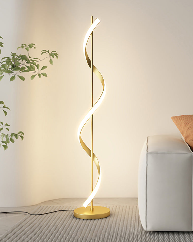 WOMO Dimmable Spiral Floor Lamp-WM7073