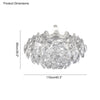 WOMO Mirrored Lucite Chandelier-WM2197 thumbnail