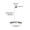 WOMO 3 Light Disc Pendant Light-WM2015 thumbnail