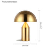 WOMO Dome Metal Mushroom Table Lamp-WM8002 thumbnail