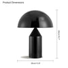 WOMO Dome Metal Mushroom Table Lamp-WM8002 thumbnail