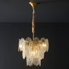 WOMO Tiered Textured Glass Chandelier-WM2208 thumbnail