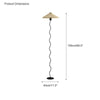 WOMO Pleated Squiggle Floor Lamp-WM7011 thumbnail