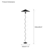 WOMO Pleated Squiggle Floor Lamp-WM7011 thumbnail