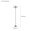 WOMO Pleated Squiggle Floor Lamp-WM7011 thumbnail