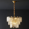 WOMO Tiered Textured Glass Chandelier-WM2208 thumbnail