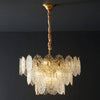 WOMO Tiered Textured Glass Chandelier-WM2208 thumbnail