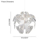 WOMO Mirrored Lucite Chandelier-WM2197 thumbnail