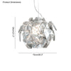 WOMO Mirrored Lucite Chandelier-WM2197 thumbnail
