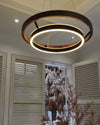 WOMO Circular Led Wood Chandelier-WM2492 thumbnail