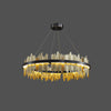 WOMO Iceberg Round Black Gold Chandelier-WM2183 thumbnail