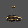 WOMO Iceberg Round Black Gold Chandelier-WM2183 thumbnail
