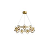 WOMO Modern Pillar Candle Round Chandelier-WM2224 thumbnail