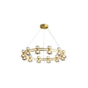 WOMO Modern Pillar Candle Round Chandelier-WM2224 thumbnail
