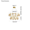 WOMO Modern Pillar Candle Round Chandelier-WM2224 thumbnail