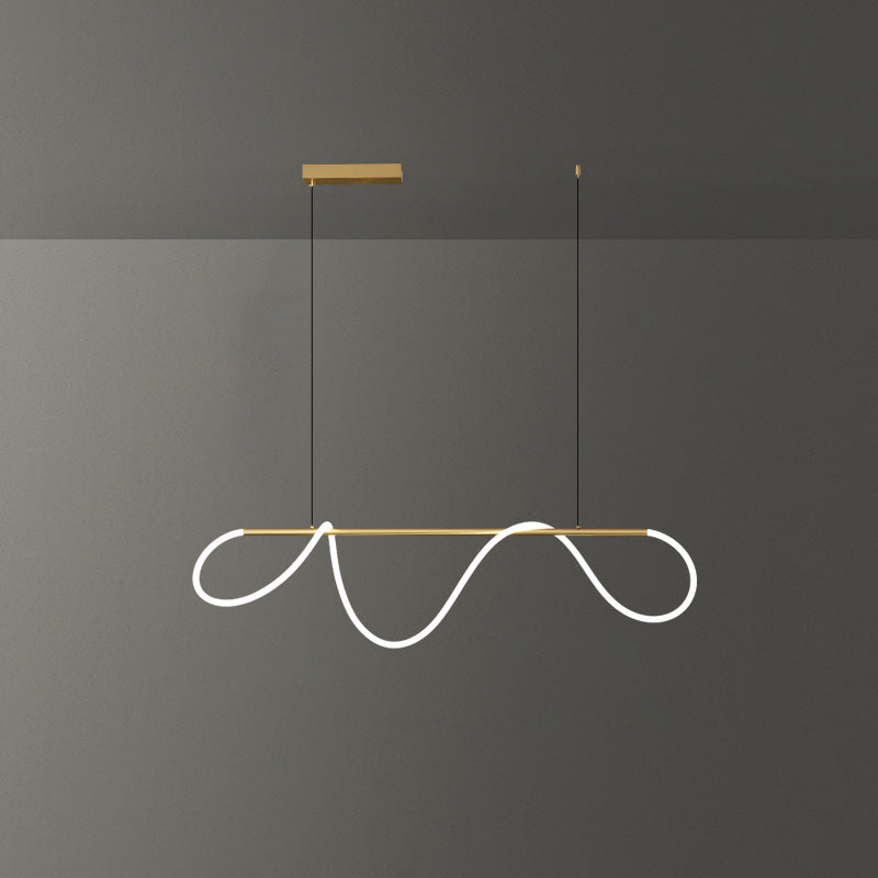 WOMO Brass Linear Led Chandelier-WM2059a