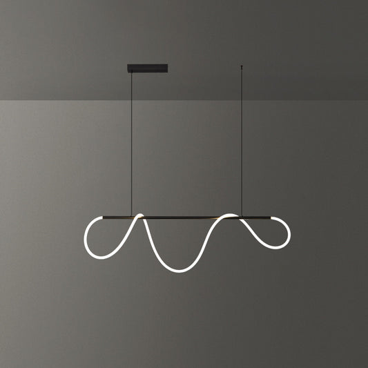 WOMO Brass Linear Led Chandelier-WM2059a
