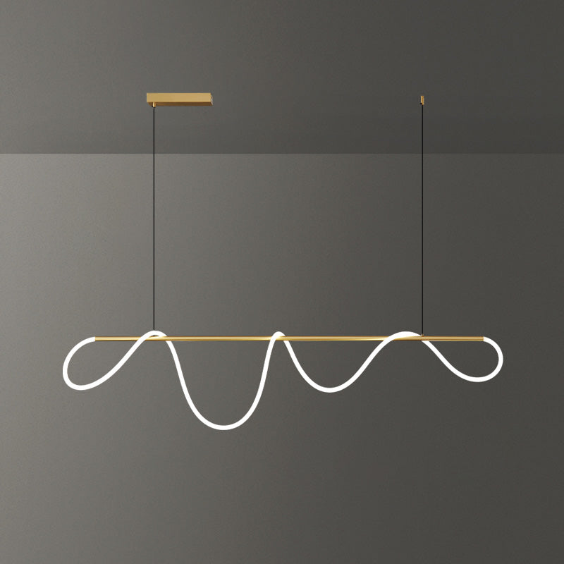 WOMO Brass Linear Led Chandelier-WM2059a