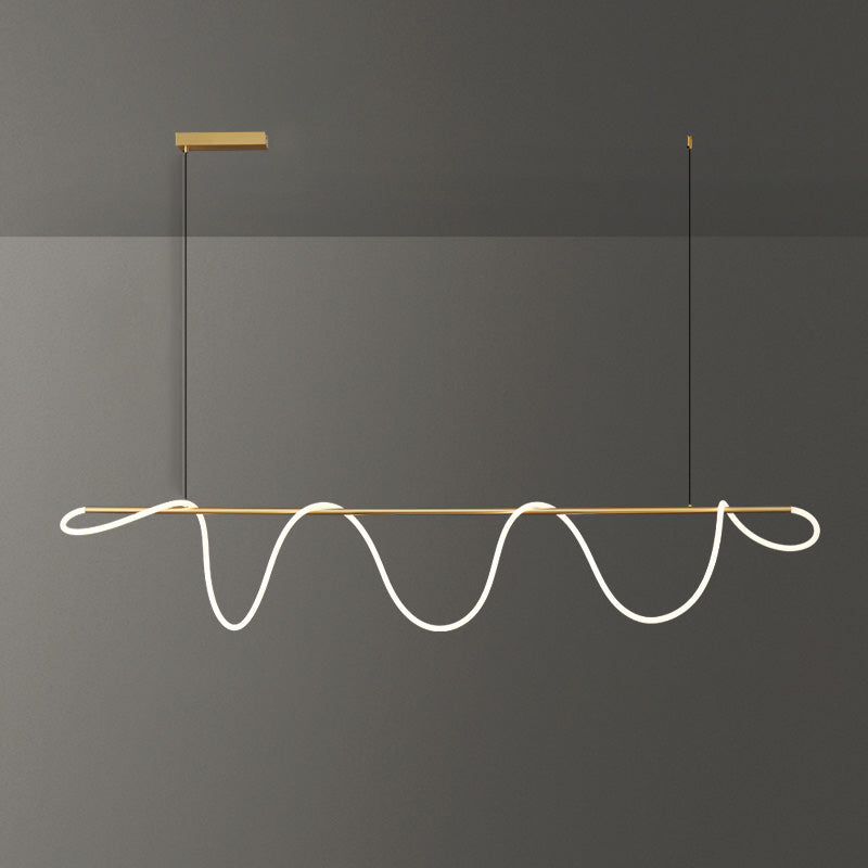 WOMO Brass Linear Led Chandelier-WM2059a