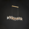WOMO Smoked Crystal Linear Chandelier-WM2188 thumbnail