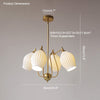 WOMO Mid Century Modern Ceramic Arm Chandelier-WM2121 thumbnail