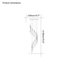 WOMO Raindrop Crystal chandelier-WM2124 thumbnail