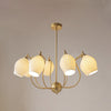 WOMO Mid Century Modern Ceramic Arm Chandelier-WM2121 thumbnail