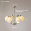 WOMO Mid Century Modern Ceramic Arm Chandelier-WM2121 thumbnail
