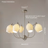 WOMO Mid Century Modern Ceramic Arm Chandelier-WM2121 thumbnail