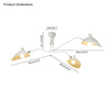 WOMO Arms Semi-Flush Mount Light-WM2057 thumbnail