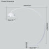 WOMO Dome Arc Floor Lamp over Couch-WM7063 thumbnail