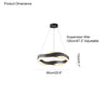 WOMO Wave Circular LED Chandelier-WM2195 thumbnail