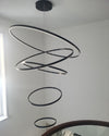 WOMO Tiered Ring LED Chandelier-WM2159 thumbnail