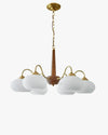 WOMO Retro Milk Glass Chandelier-WM2303 thumbnail