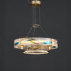 WOMO Enamel Round Brass Chandelier-WM2335 thumbnail