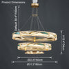 WOMO Enamel Tiered Round Chandelier-WM2336 thumbnail
